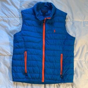 Polo by Ralph Lauren Boys Blue Puffy Vest